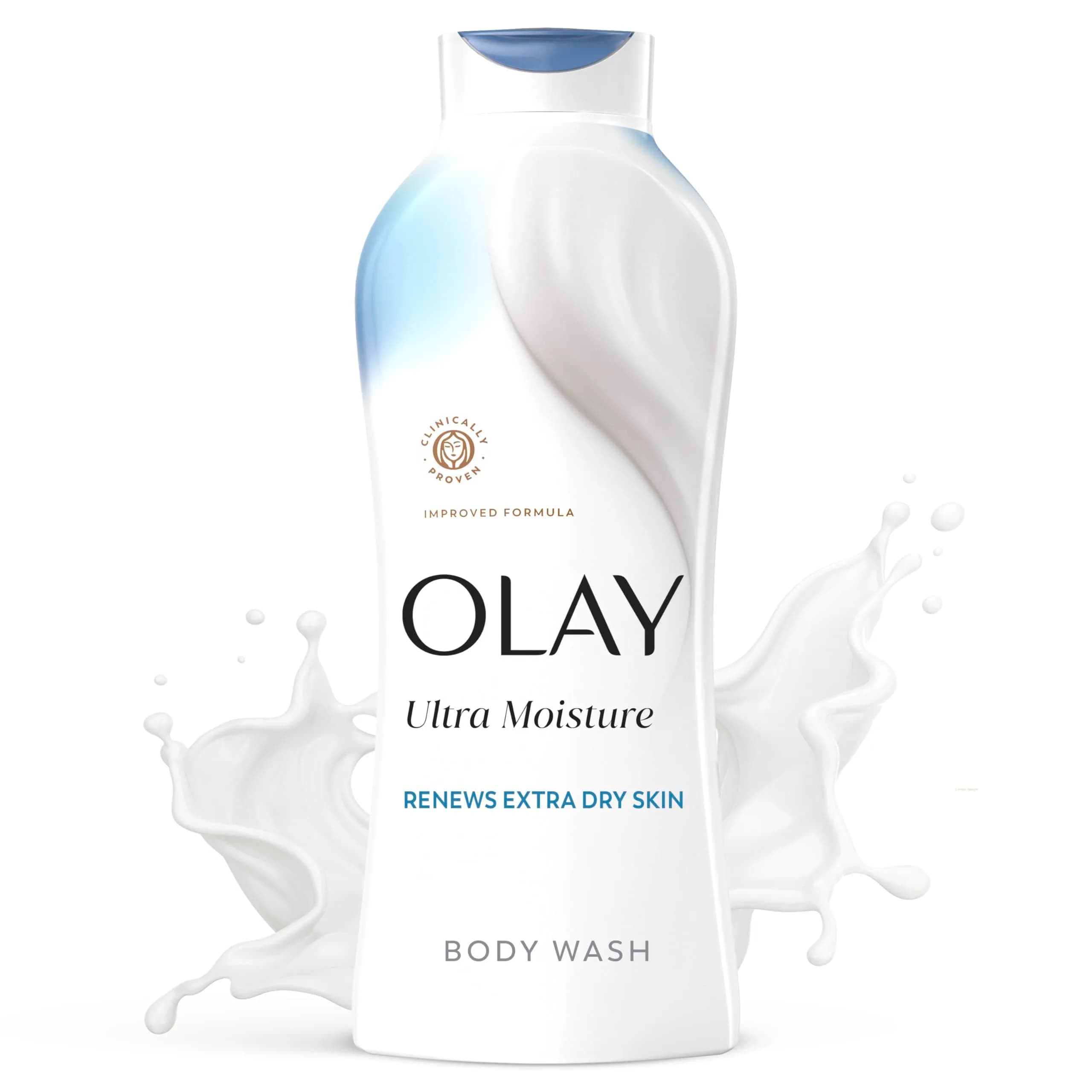 Olay Ultra Moisture Body Wash for Extra Dry Skin 650ml (22 fl oz) | Hydrates & Repairs Moisture Barrier - main product image
