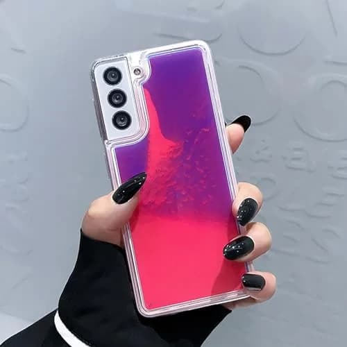Losin Fluorescent Case Compatible with Galaxy S25 Plus | Glow in The Dark Quicksand Cover thumbnail 1