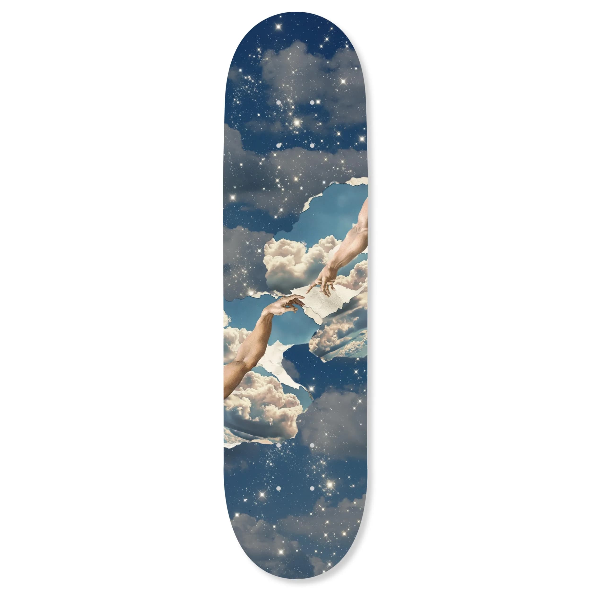 NotoriArt Retro Collage Art Wall Decor 8" x 32" | Skateboard Pop Art Statement