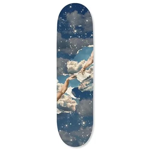 NotoriArt Retro Collage Art Wall Decor 8" x 32" | Skateboard Pop Art Statement thumbnail 1