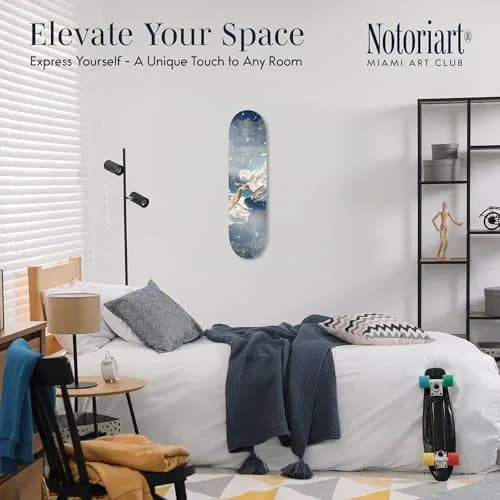 NotoriArt Retro Collage Art Wall Decor 8" x 32" | Skateboard Pop Art Statement thumbnail 2