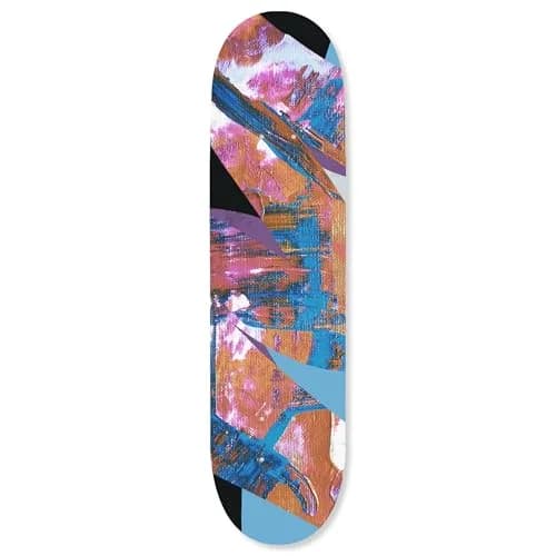 NotoriArt Pop Glitch Skateboard Wall Art 8" x 32" | Vibrant Acrylic Decor for Urban Spaces thumbnail 1