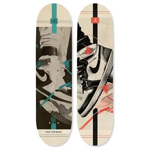 NotoriArt Wall Art 8" x 32" Acrylic Skateboard Set | Retro Urban Pop Culture thumbnail 1