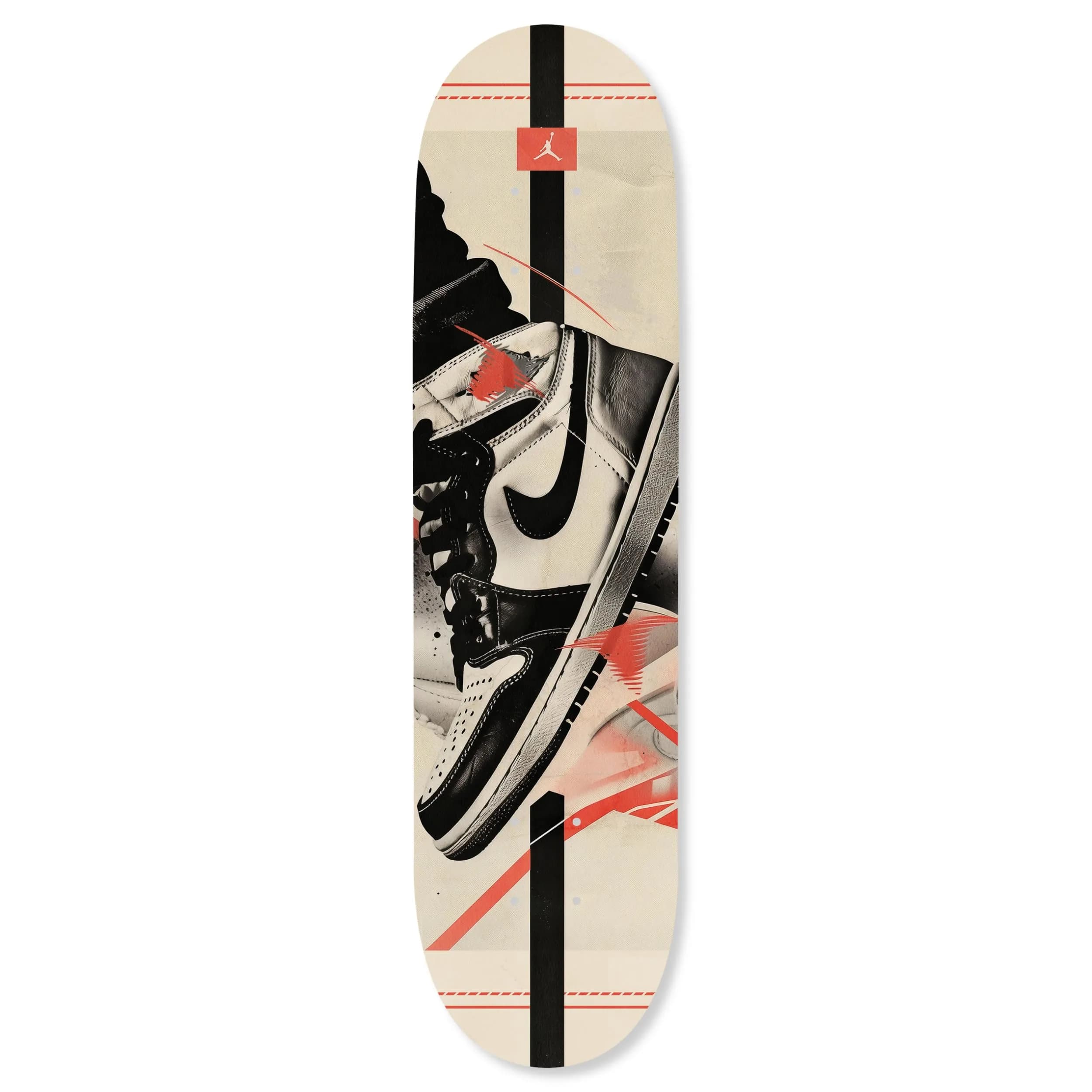 NotoriArt Urban Graffiti Wall Art Acrylic Panel 8" x 32" | Retro Skateboard Poster