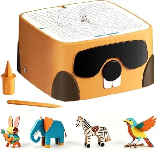 BEAVERBOT Cardboard Cutter for Kids, Safe Cardboard Saw Machine | Creative, Child-Friendly DIY Toy thumbnail 1