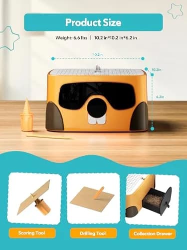 BEAVERBOT Cardboard Cutter for Kids, Safe Cardboard Saw Machine | Creative, Child-Friendly DIY Toy thumbnail 6