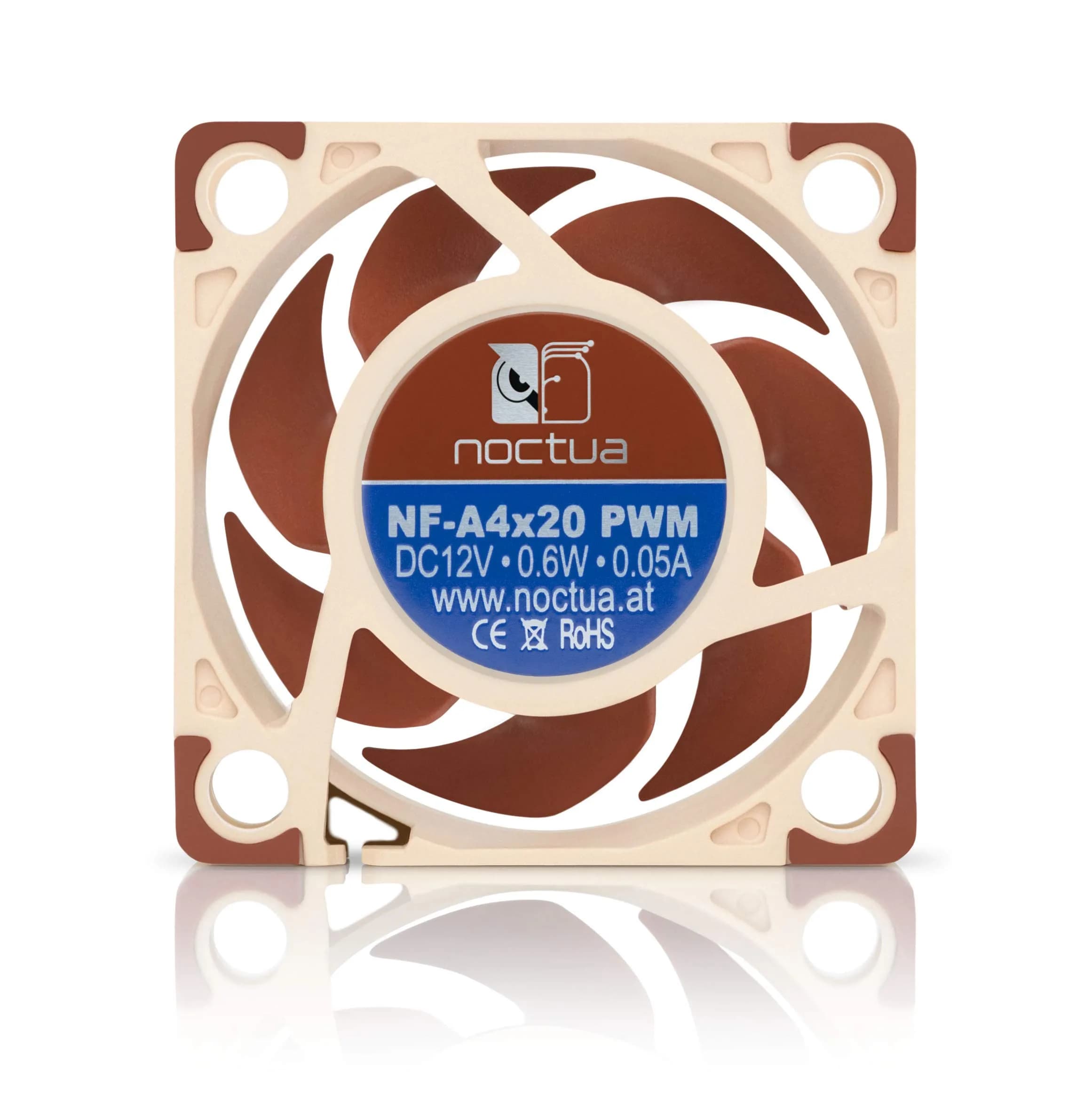 Noctua NF-A4x20 PWM Fan (40x20mm, Brown) | Premium Quiet Cooling for PCs - view 3