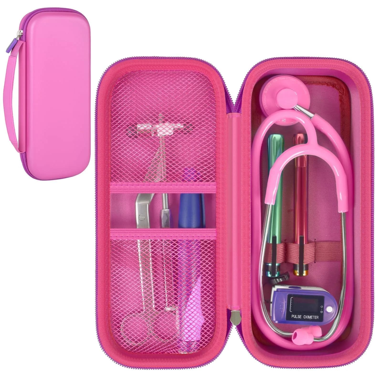 ALKOO Stethoscope Case for 3M Littmann Classic III/Cardiology IV, Lavender | Protects Your Essential Medical Tools — Light Purple