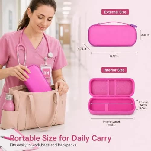 ALKOO Stethoscope Case for 3M Littmann Classic III/Cardiology IV, Lavender | Protects Your Essential Medical Tools thumbnail 5