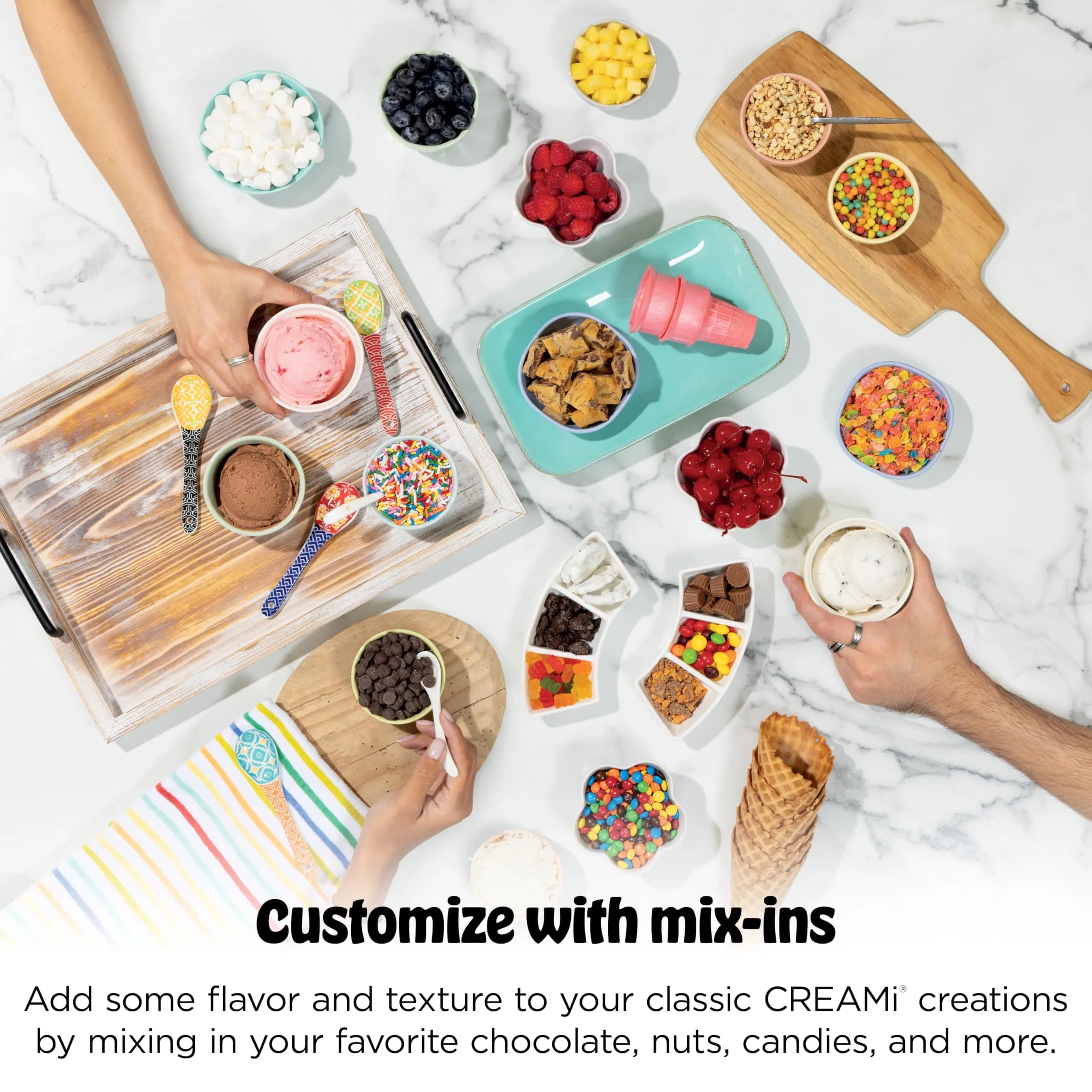 Ninja CREAMi Scoop & Swirl 13-in-1 Ice Cream and Soft Serve Maker NC701 | 16 oz (473 ml) Capacity - view 7