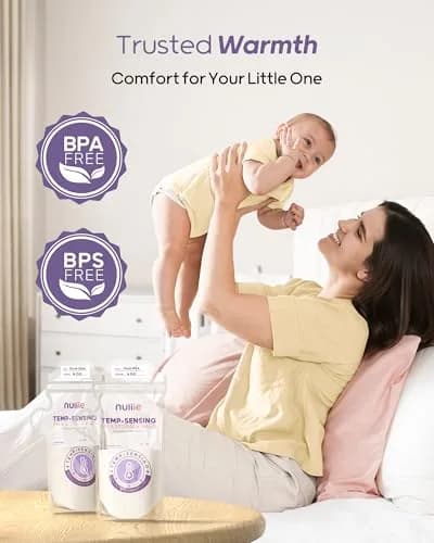 Nuliie Temp-Sensing Breastmilk Storage Bags 6oz (177ml) | BPA-Free, Leak-Proof, 60 Count thumbnail 8