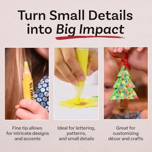 Slobproof Paint It! Decorating Pen Set with 5 Refillable Pens | Mess-Free Precision for Crafts & DIY thumbnail 4