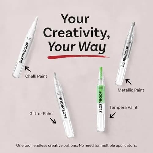 Slobproof Paint It! Decorating Pen Set with 5 Refillable Pens | Mess-Free Precision for Crafts & DIY thumbnail 7