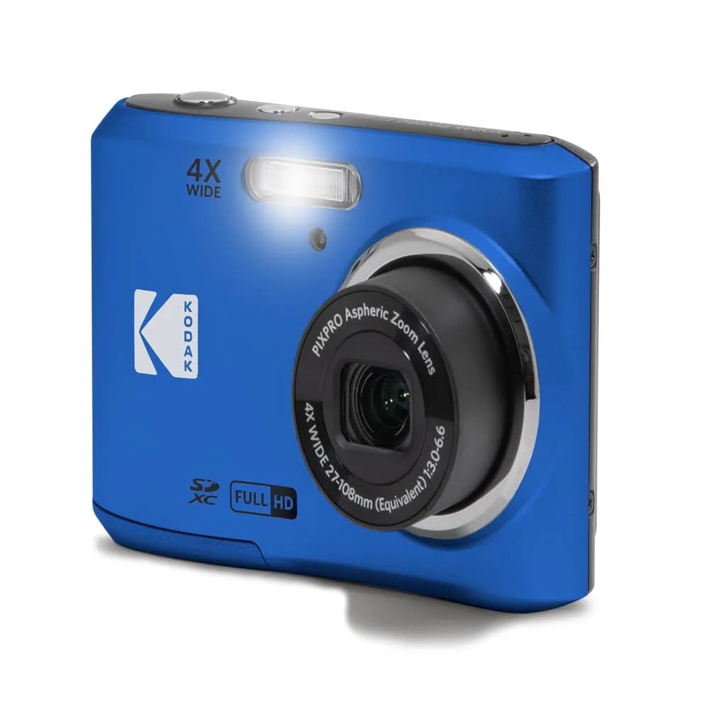 KODAK PIXPRO FZ45 Blue 16MP Compact Digital Camera with 4X Optical Zoom - main product image