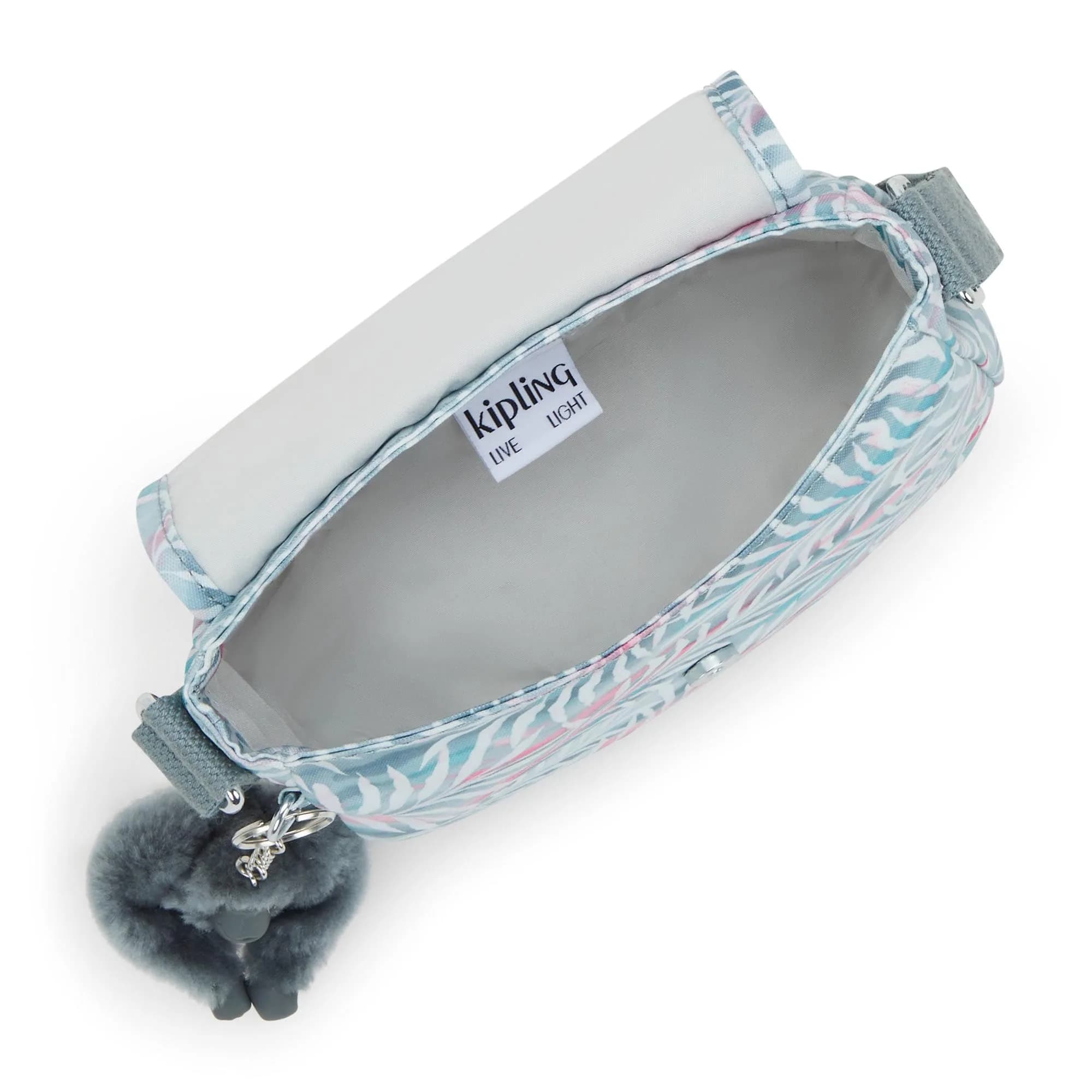 Kipling Sabian U Mini Crossbody Bag in Palmtree Leaves Print | Lightweight & Water-Resistant - view 4