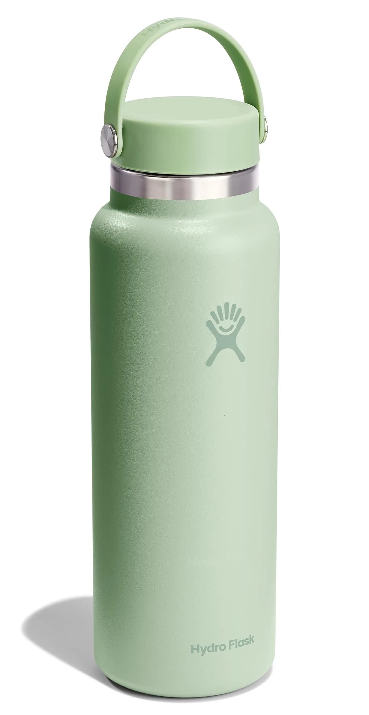 Hydro Flask 40 Oz Wide Mouth Water Bottle - Tonal White, Insulated Stainless Steel, Leakproof thumbnail 2