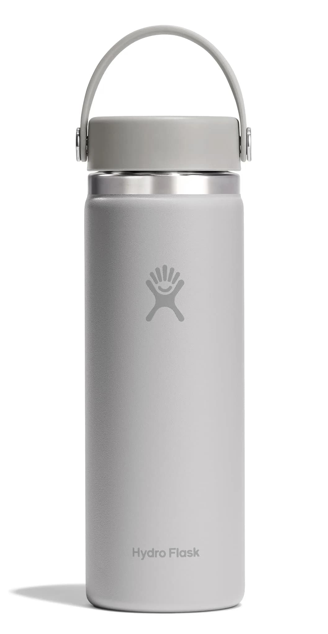 Hydro Flask 20 Oz Birch Gray Wide Mouth Water Bottle | Insulated Stainless Steel, Leakproof - main product image