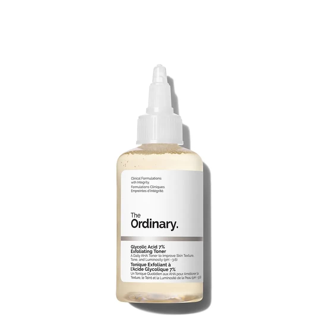 The Ordinary Glycolic Acid 7% Toning Solution 240ml (8.1oz) | Exfoliating & Smoothing Daily Toner - main product image
