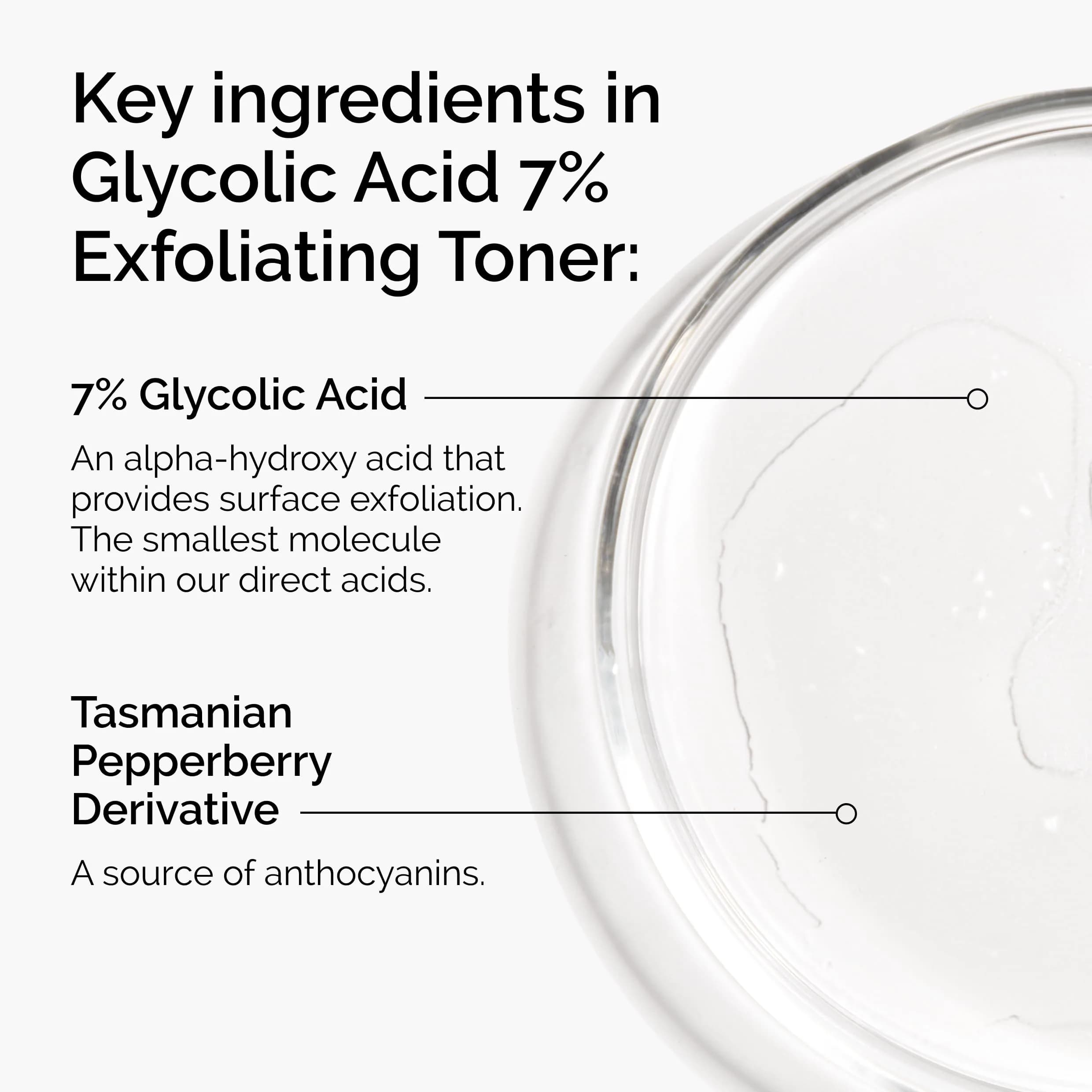 The Ordinary Glycolic Acid 7% Toning Solution 240ml (8.1oz) | Exfoliating & Smoothing Daily Toner - view 4