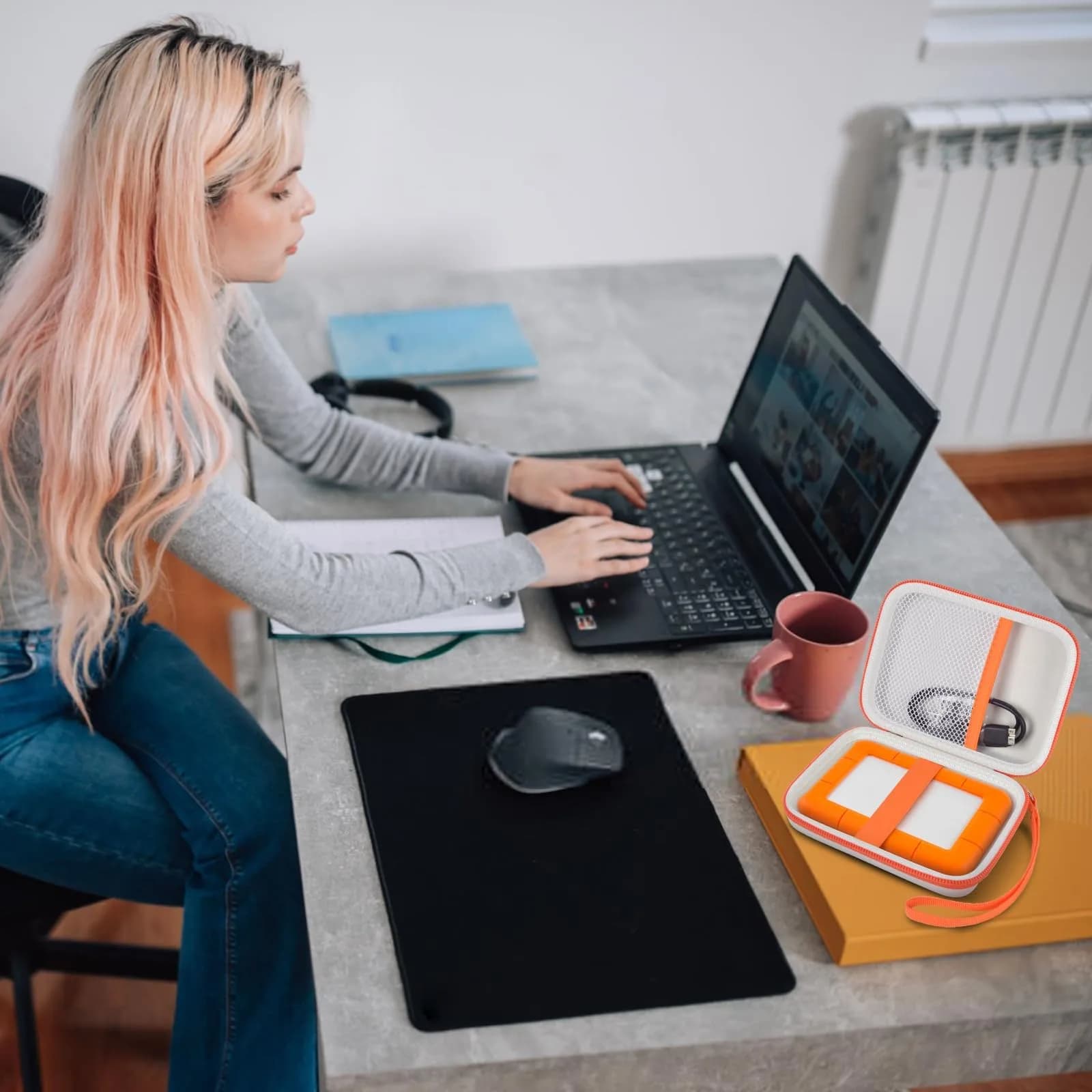 ALKOO Case for LaCie Rugged Mini 1TB-5TB External Hard Drive | Protects Drive & Accessories thumbnail 9