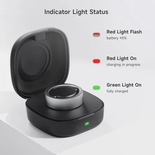 Vodi Mosa Wireless Charger Case for Oura Ring Gen3 Size 7 | Portable Travel Charging Box thumbnail 6