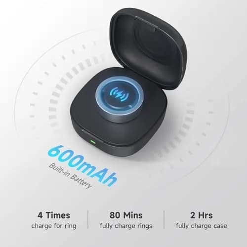 Vodi Mosa Wireless Charger Case for Oura Ring Gen3 Size 7 | Portable Travel Charging Box thumbnail 3