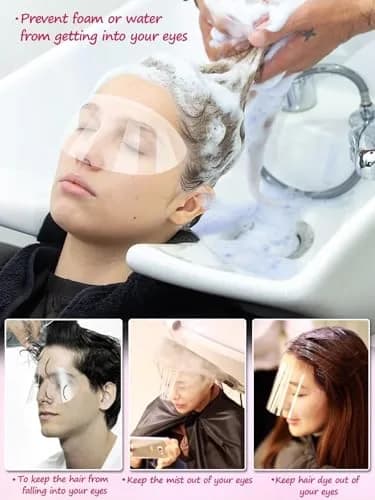 EBANKU Disposable Clear Eye Shields 50 PCS (18.8 x 9.7 cm) | Face & Eye Protection for Procedures thumbnail 5