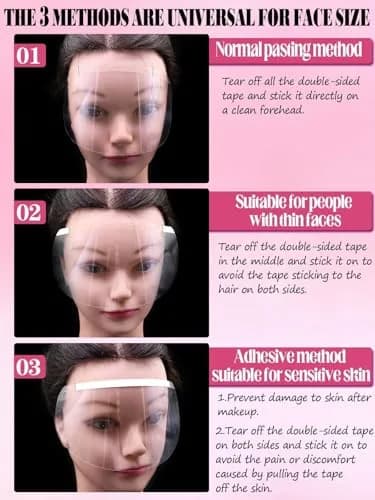EBANKU Disposable Clear Eye Shields 50 PCS (18.8 x 9.7 cm) | Face & Eye Protection for Procedures thumbnail 3
