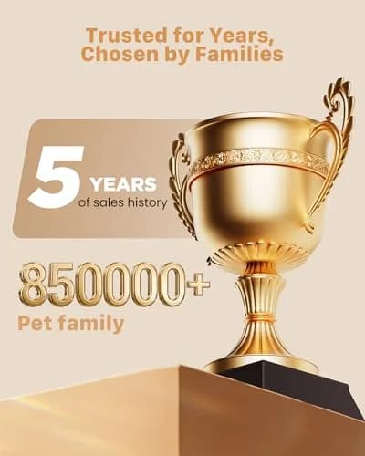 GIOTOHUN Cat Water Fountain 2L | Triple Filtration, LED Light, Ultra-Quiet Pump thumbnail 5