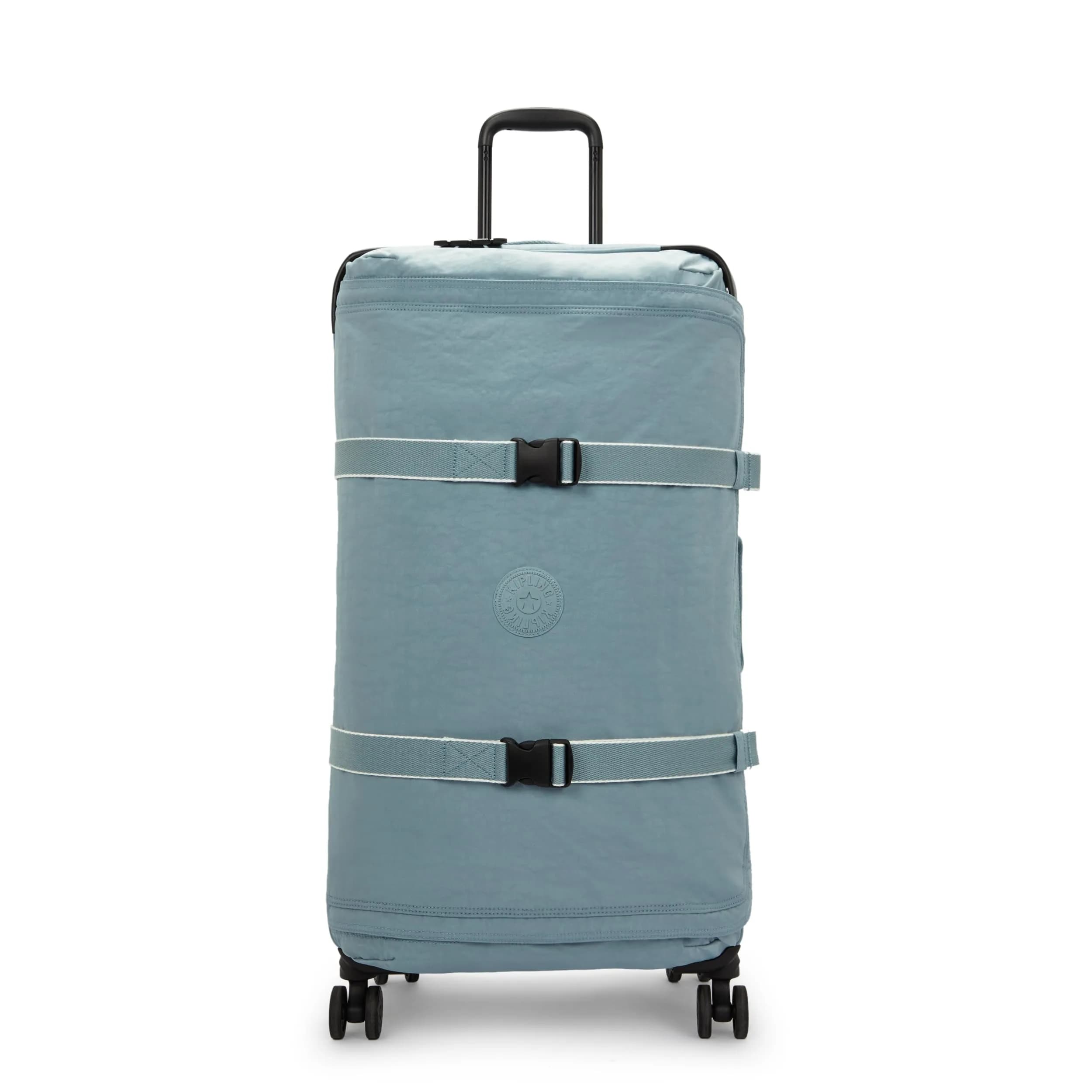 Kipling Women's Spontaneous L Rolling Luggage 16.25''L x 30.75''H Relaxed Grey | 4-Wheel Spinner Carry-On — Relaxed Grey