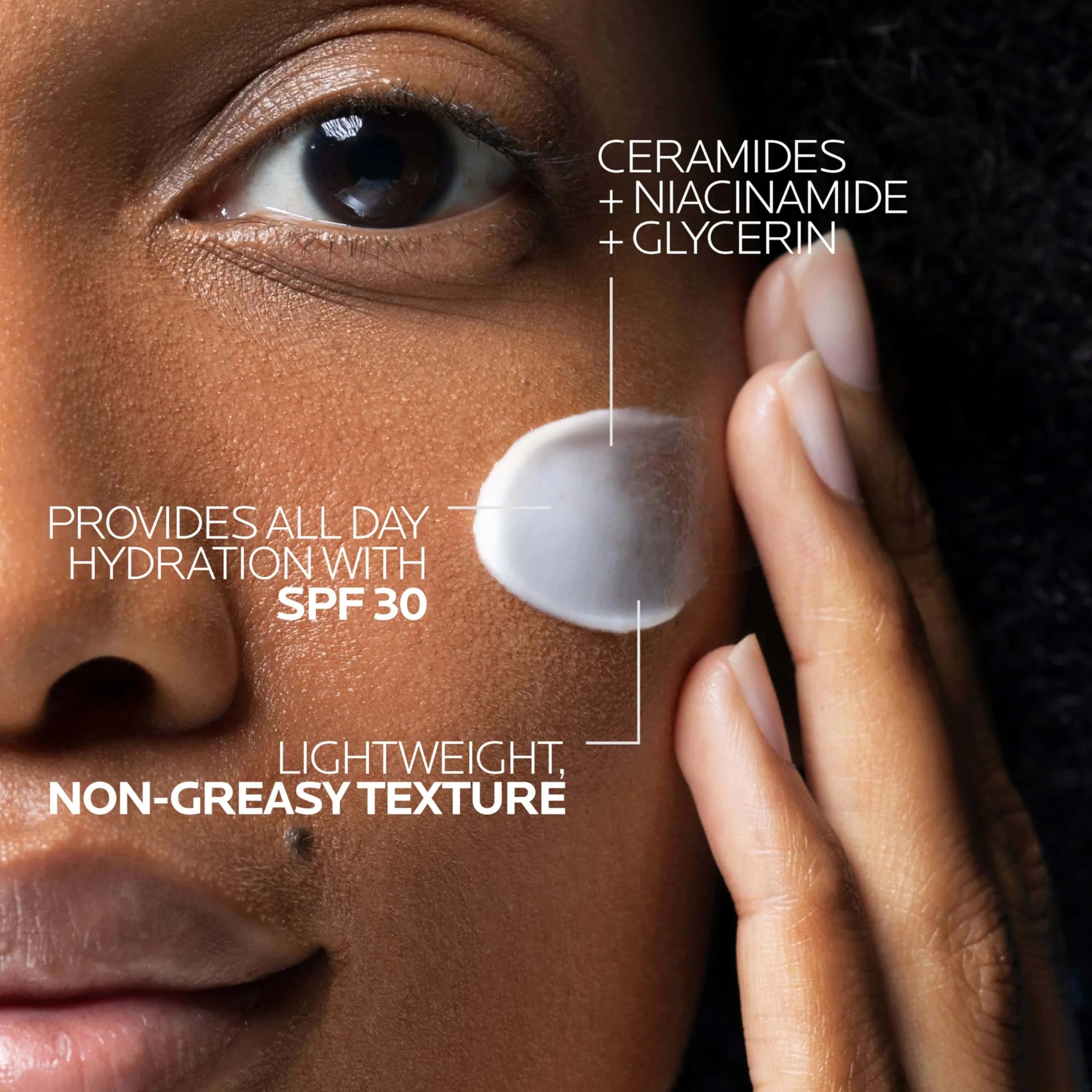 La Roche-Posay Toleriane Double Repair Matte Face Moisturizer SPF 30 100ml (3.38 Fl Oz) | Mattifies Oily Skin All Day - view 4