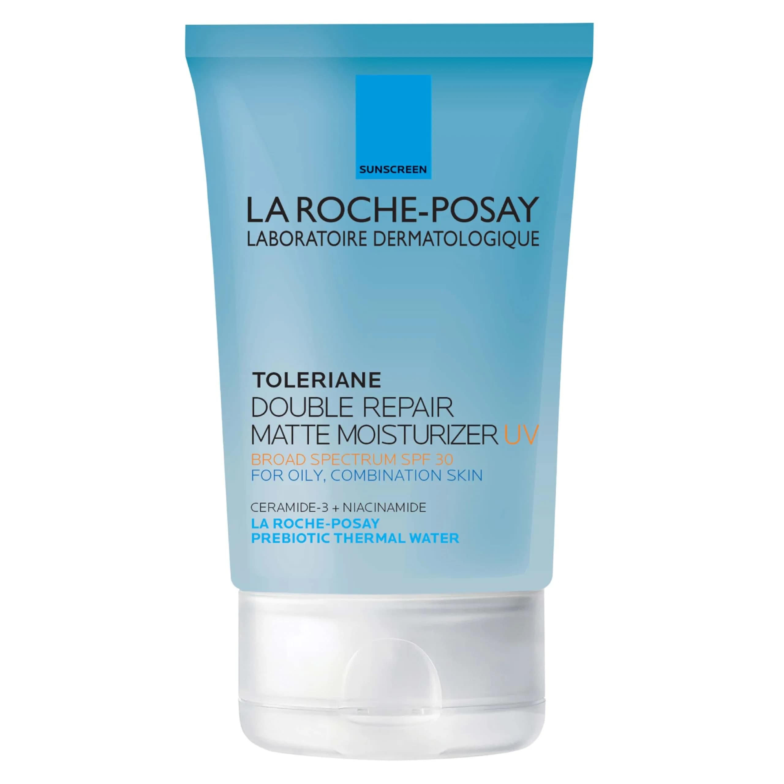 La Roche-Posay Toleriane Double Repair Matte Face Moisturizer SPF 30 100ml (3.38 Fl Oz) | Mattifies Oily Skin All Day - main product image