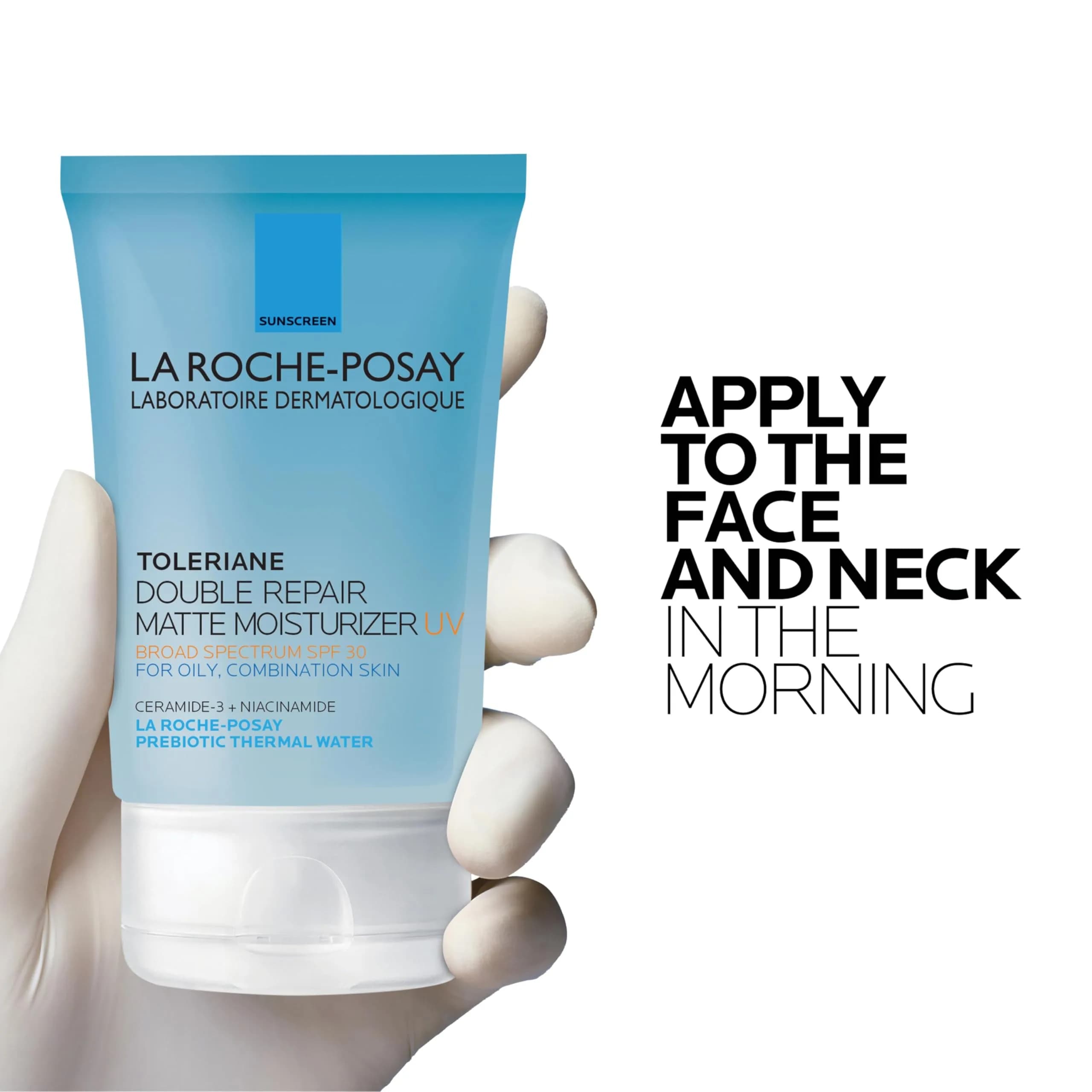 La Roche-Posay Toleriane Double Repair Matte Face Moisturizer SPF 30 100ml (3.38 Fl Oz) | Mattifies Oily Skin All Day - view 8