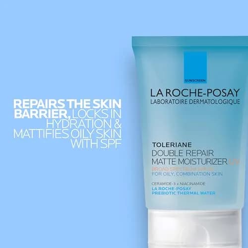 La Roche-Posay Toleriane Double Repair Matte Face Moisturizer SPF 30 100ml (3.38 Fl Oz) | Mattifies Oily Skin All Day thumbnail 3