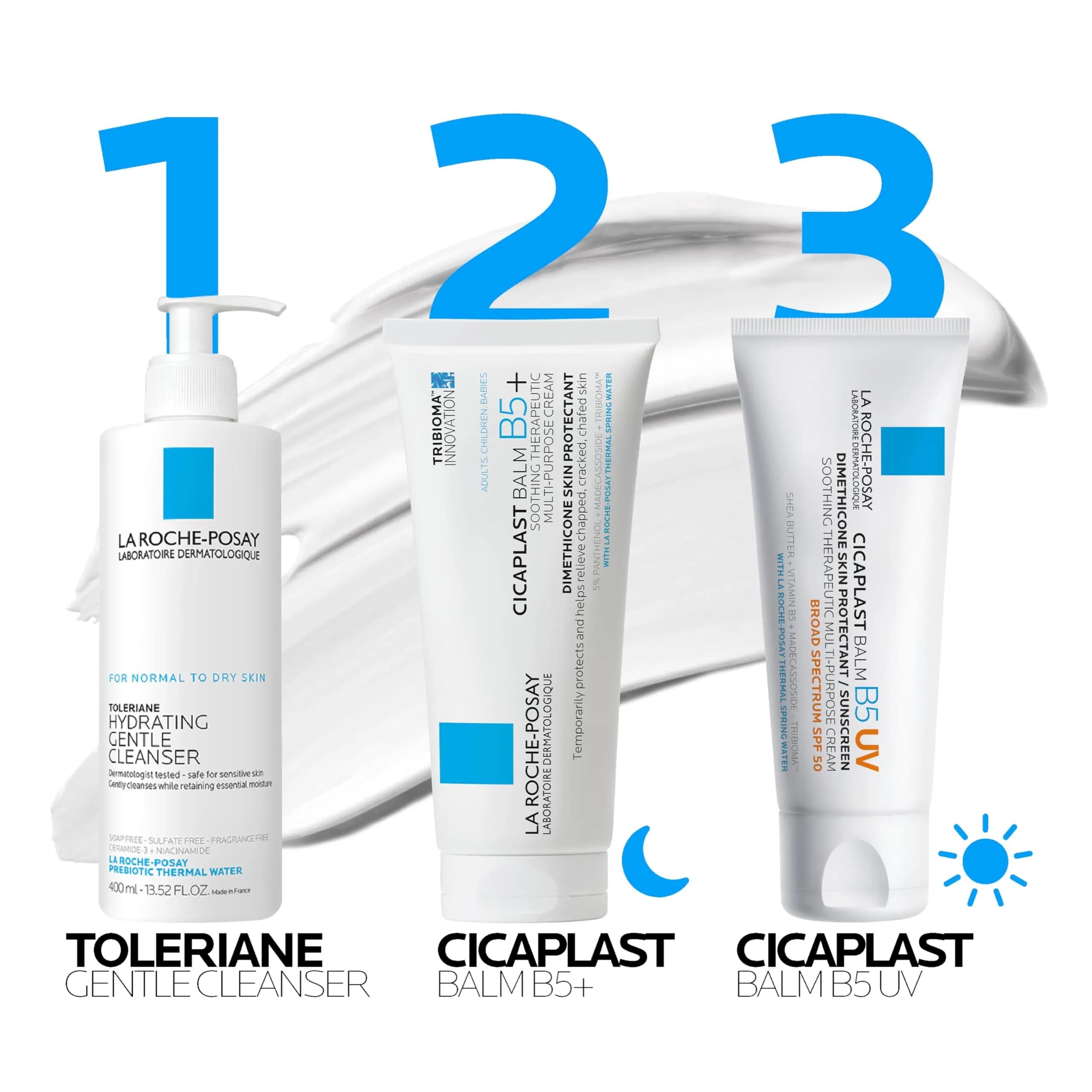 La Roche-Posay Cicaplast Balm B5 Skin Barrier Repair Cream, 100ml | Multi-Purpose Healing Ointment for Dry, Irritated Skin - view 4