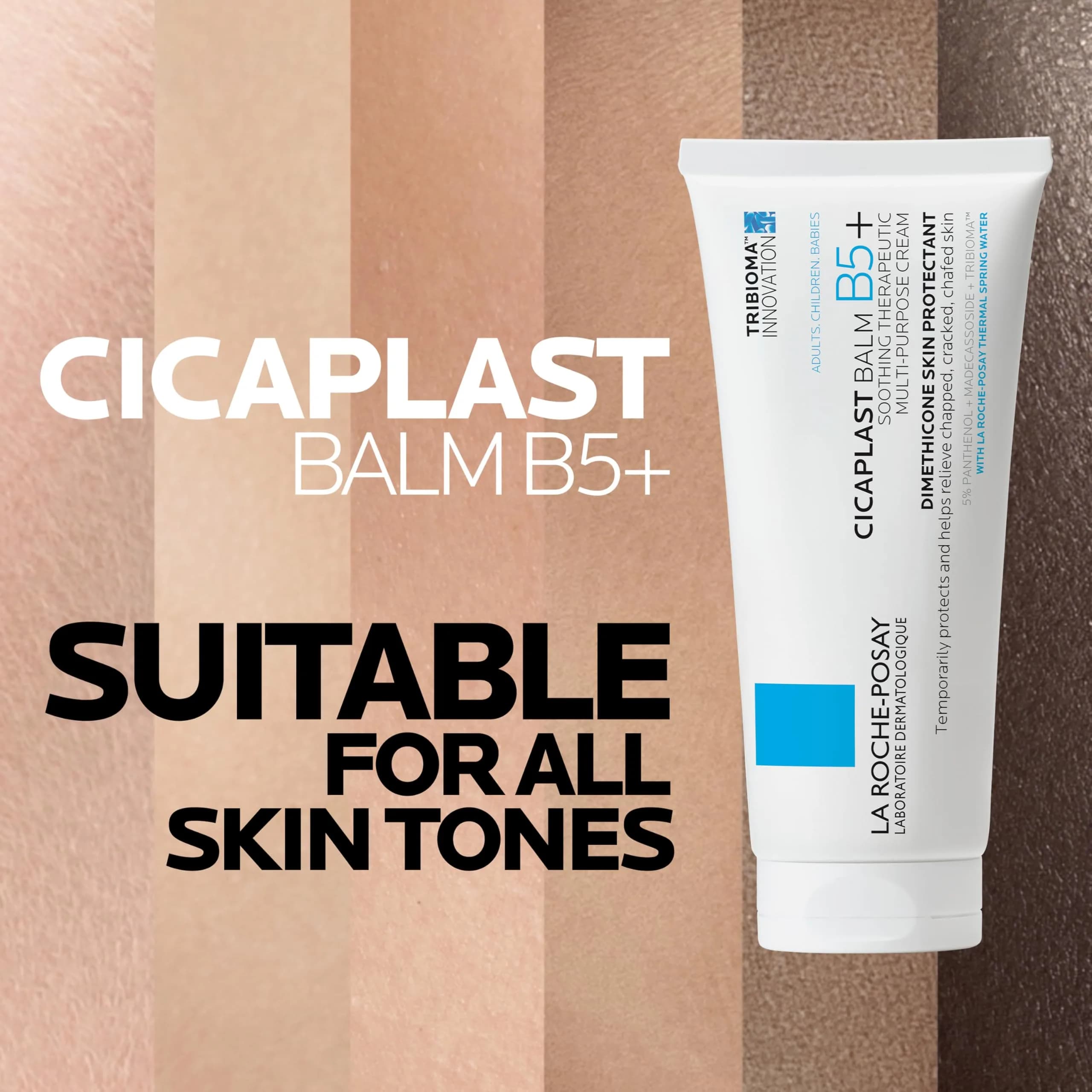 La Roche-Posay Cicaplast Balm B5 Skin Barrier Repair Cream, 100ml | Multi-Purpose Healing Ointment for Dry, Irritated Skin - view 5