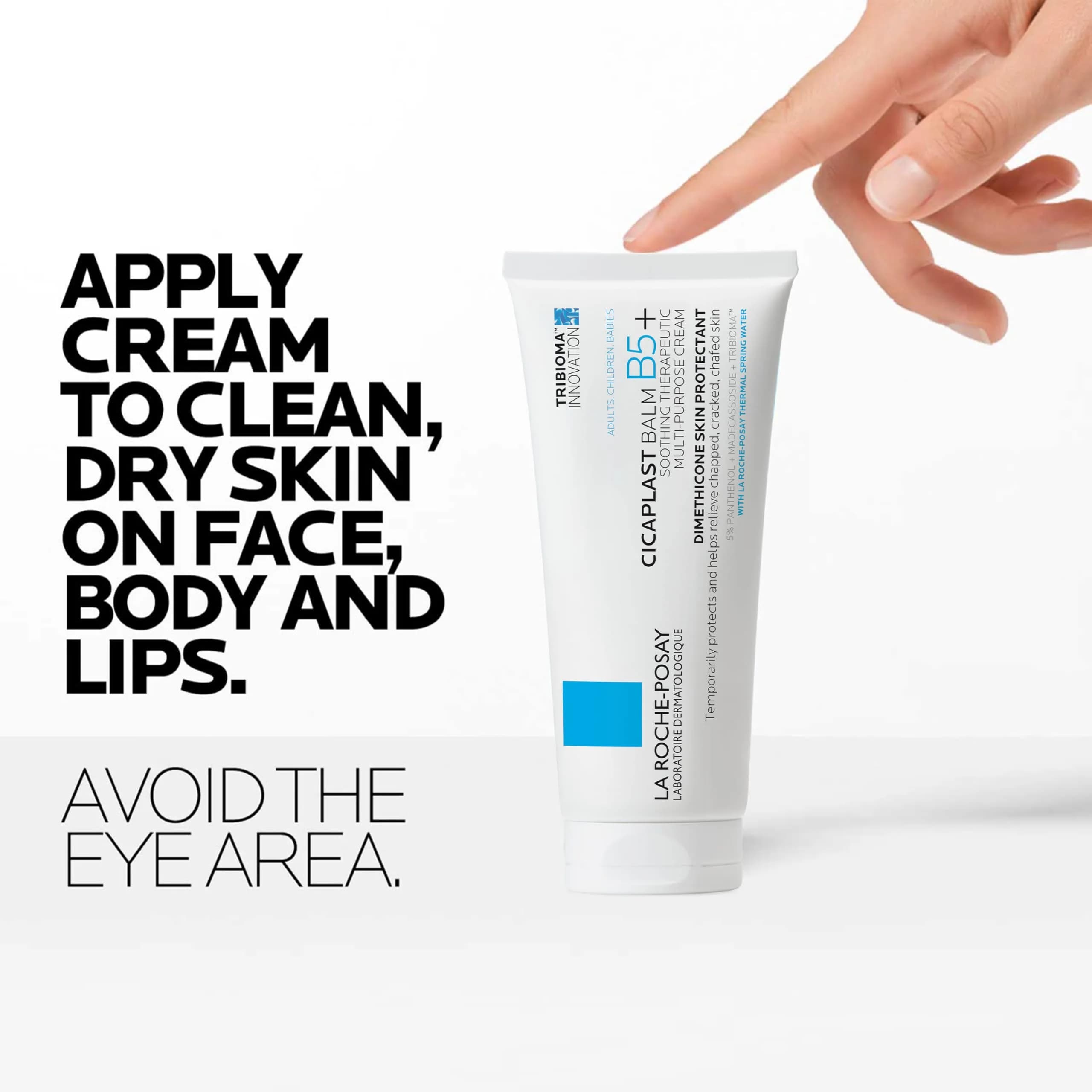 La Roche-Posay Cicaplast Balm B5 Skin Barrier Repair Cream, 100ml | Multi-Purpose Healing Ointment for Dry, Irritated Skin - view 6