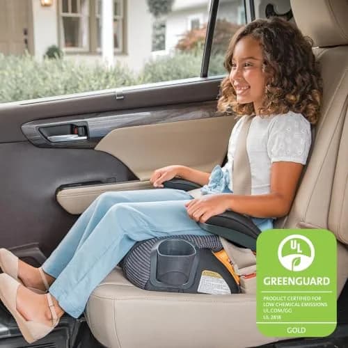 Chicco GoFit ClearTex Plus Backless Booster Car Seat 40-110 lbs | GREENGUARD Gold Certified thumbnail 6