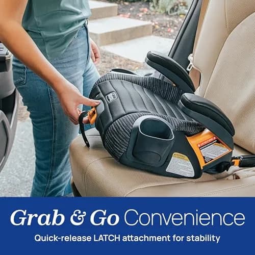 Chicco GoFit ClearTex Plus Backless Booster Car Seat 40-110 lbs | GREENGUARD Gold Certified thumbnail 2