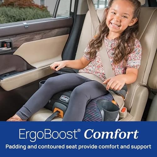 Chicco GoFit ClearTex Plus Backless Booster Car Seat 40-110 lbs | GREENGUARD Gold Certified thumbnail 3