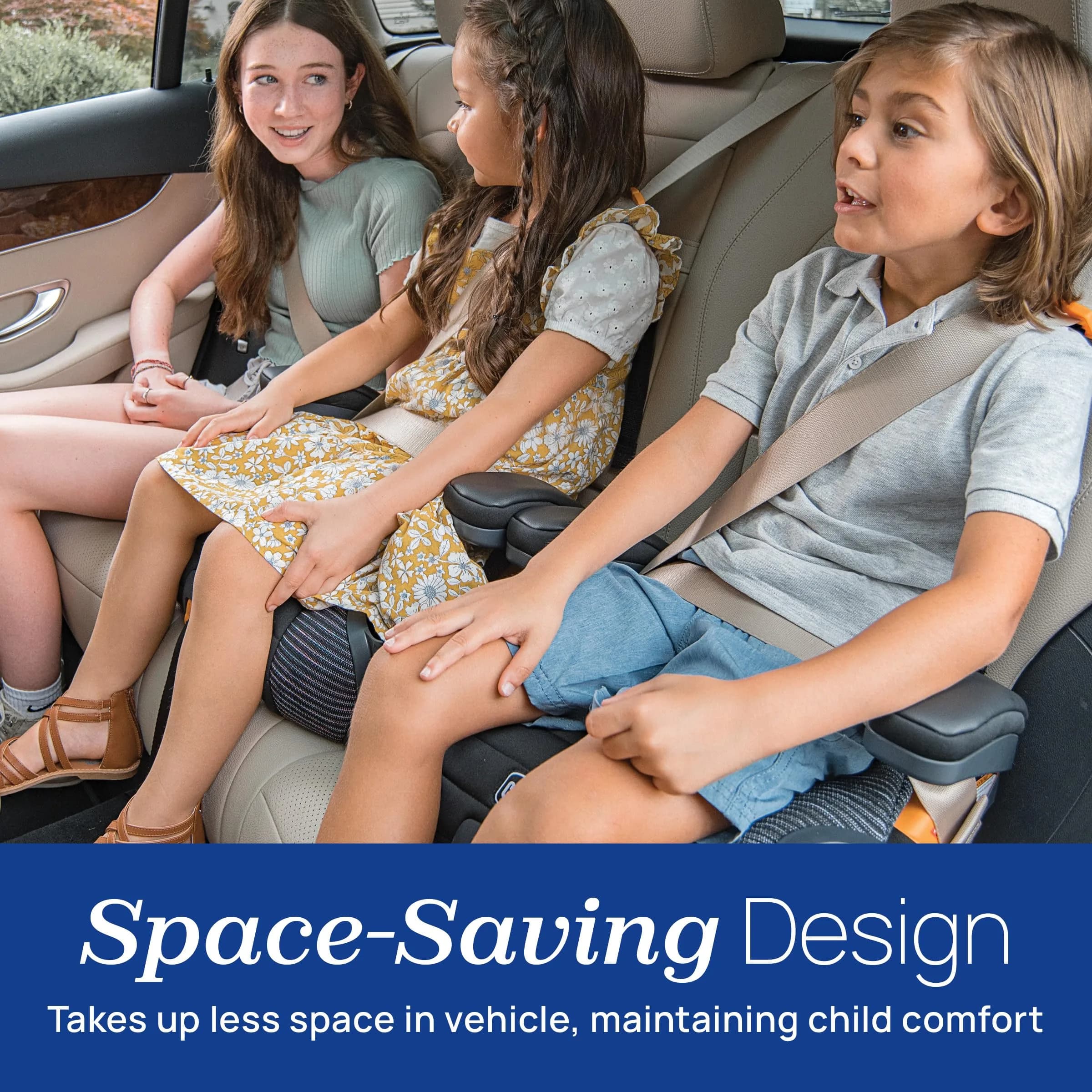Chicco GoFit ClearTex Plus Backless Booster Car Seat 40-110 lbs | GREENGUARD Gold Certified - view 4