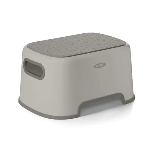 OXO Tot Step Stool, Drizzle | 7-inch Non-Slip Kids' Stool for Bathroom & Kitchen thumbnail 1
