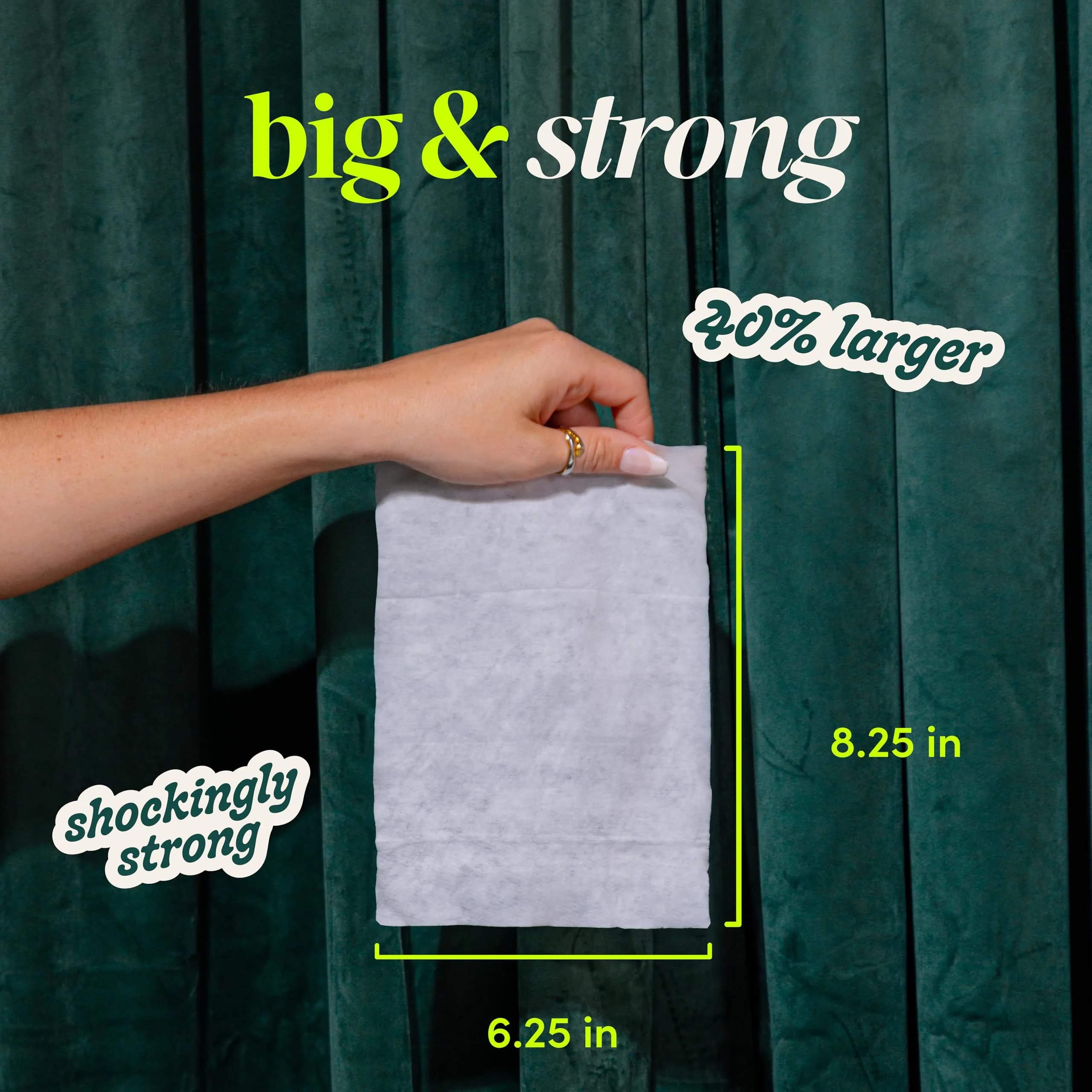 goodwipes Flushable Butt Wipes XL Botanical Bliss Shea Coco, 300 Count (6x50) | Sewer & Septic Safe - view 3