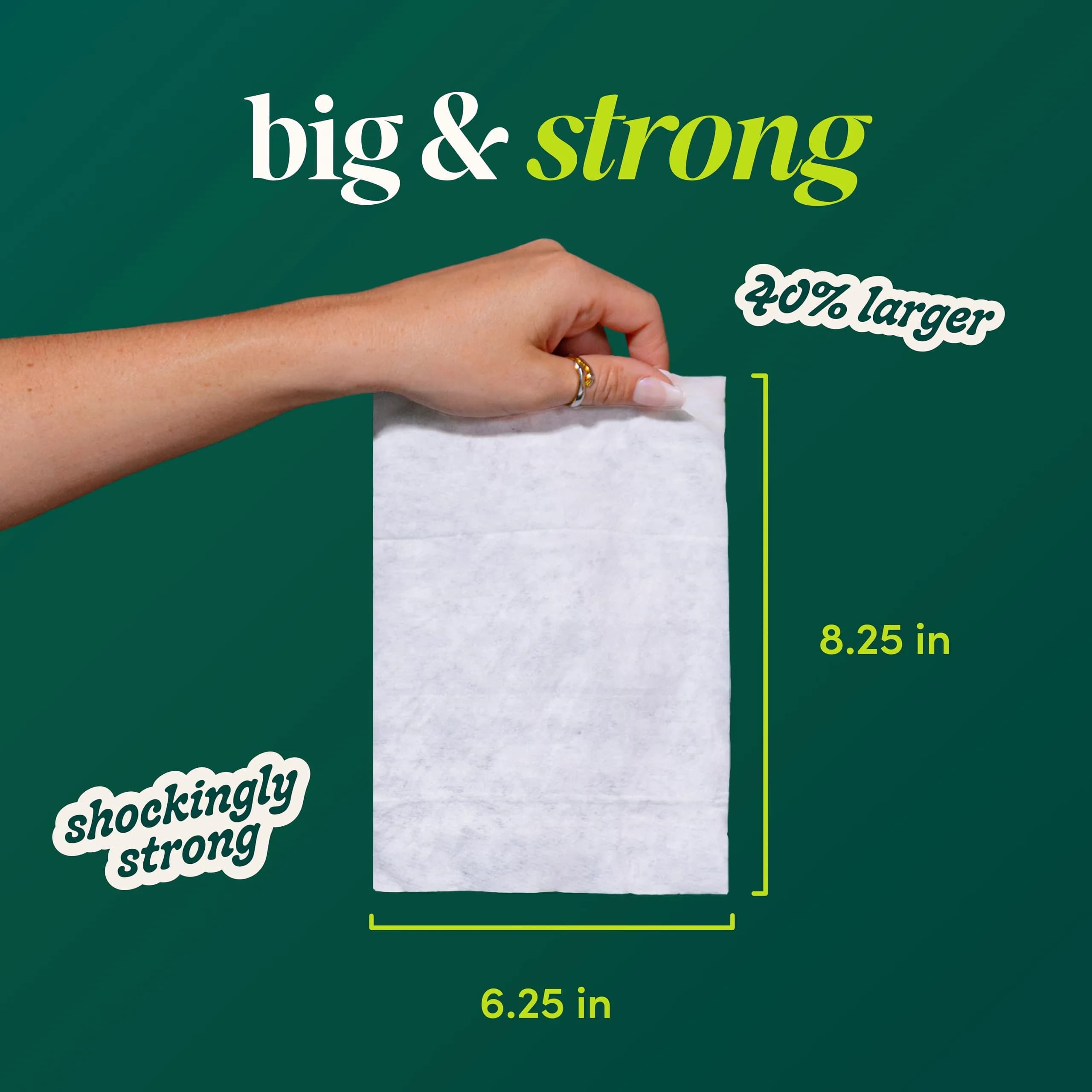 goodwipes Flushable Wipes Botanical Bliss Wet Wipes for Adults, 153 Count | pH Balanced & Extra Large - view 3