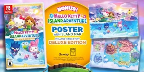 Sunblink Hello Kitty Island Adventure - Deluxe Edition Nintendo Switch | 80+ hrs quests & multiplayer fun thumbnail 2