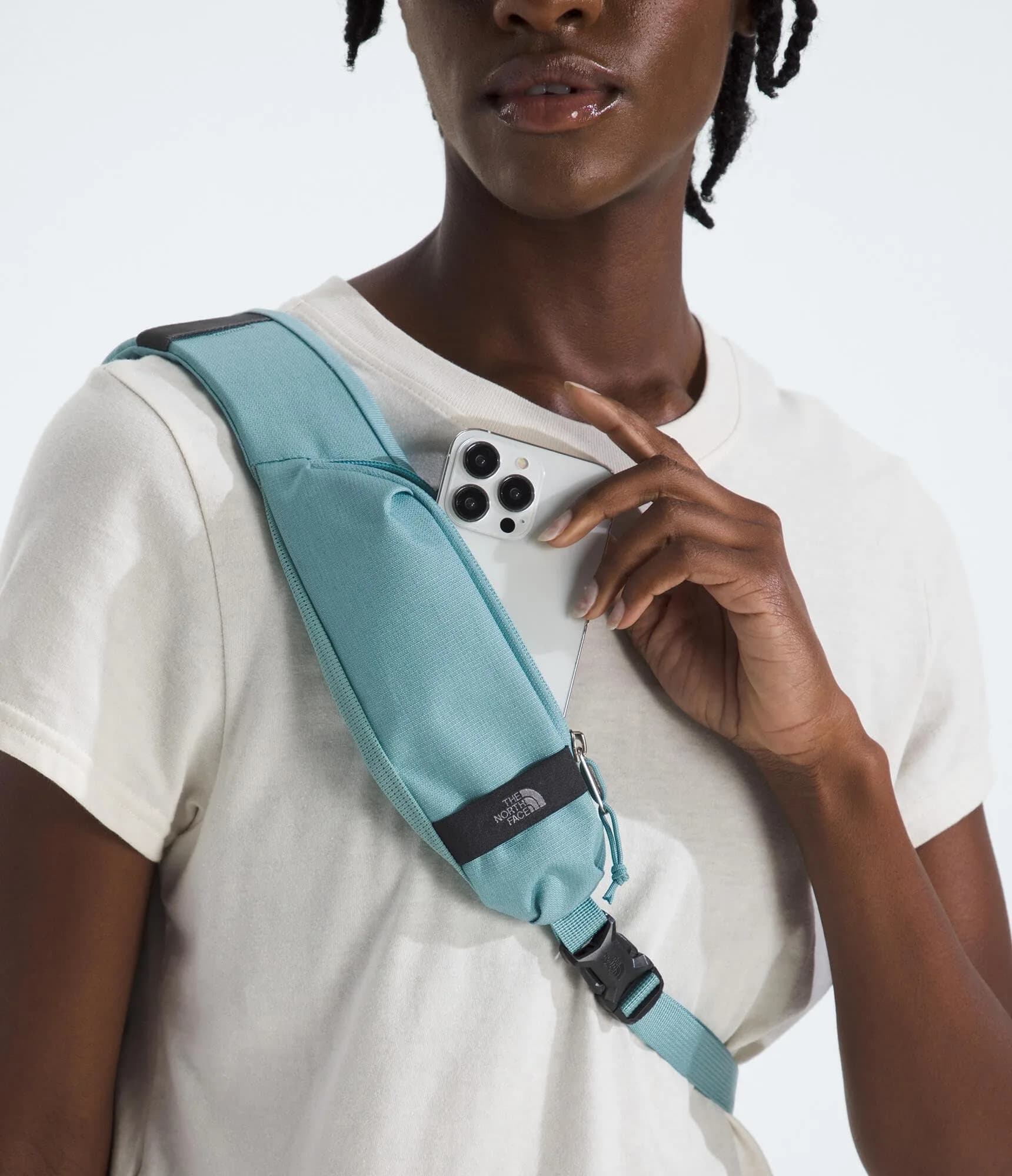 The North Face Borealis Sling Bag 6L in Blue Eclipse Light Heather/Blue Eclipse, One Size - view 4
