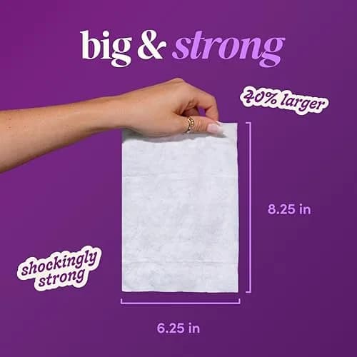 goodwipes Flushable Wipes Lavender Scent 300 Count (6 x 50 Count Packs) | Septic Safe & Biodegradable thumbnail 3