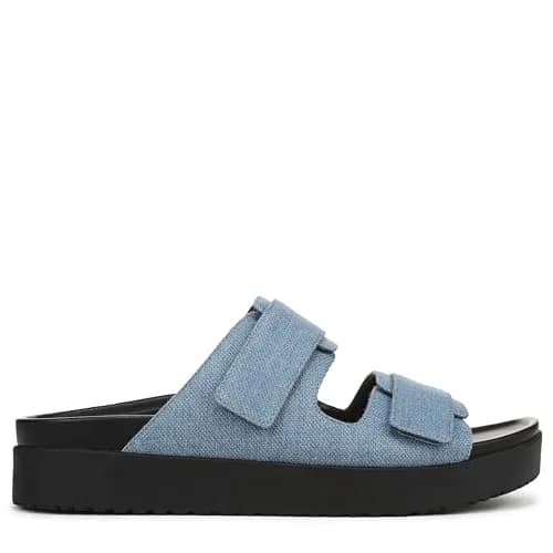Vionic Riviera Slide Sandals Medium Denim Fabric Women's US 11 (2.27 kg / 5 lb) | APMA Accepted Arch Support thumbnail 5