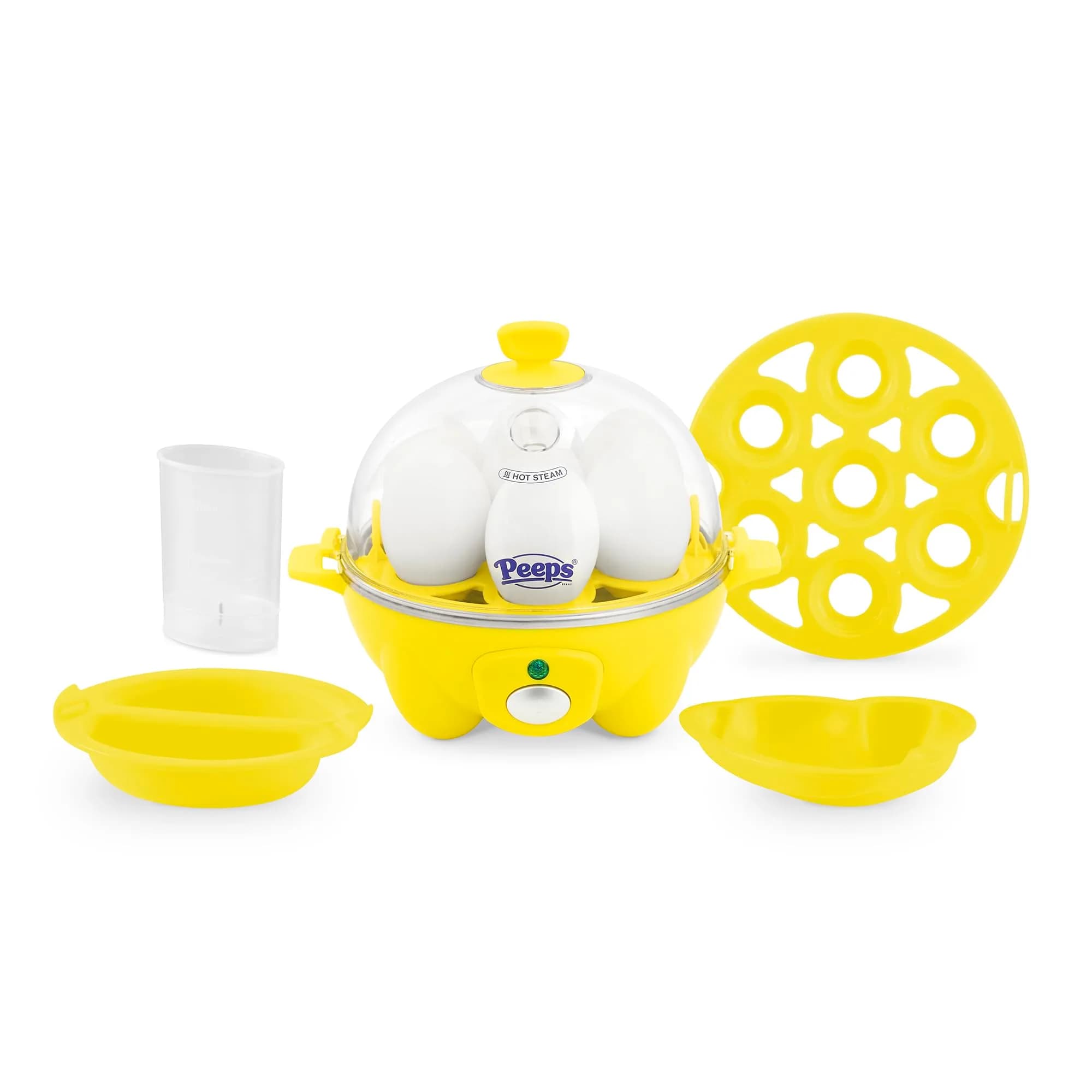 DASH PEEPS & Dash Rapid Egg Cooker Yellow | Multi-egg Boiling & Poaching Machine