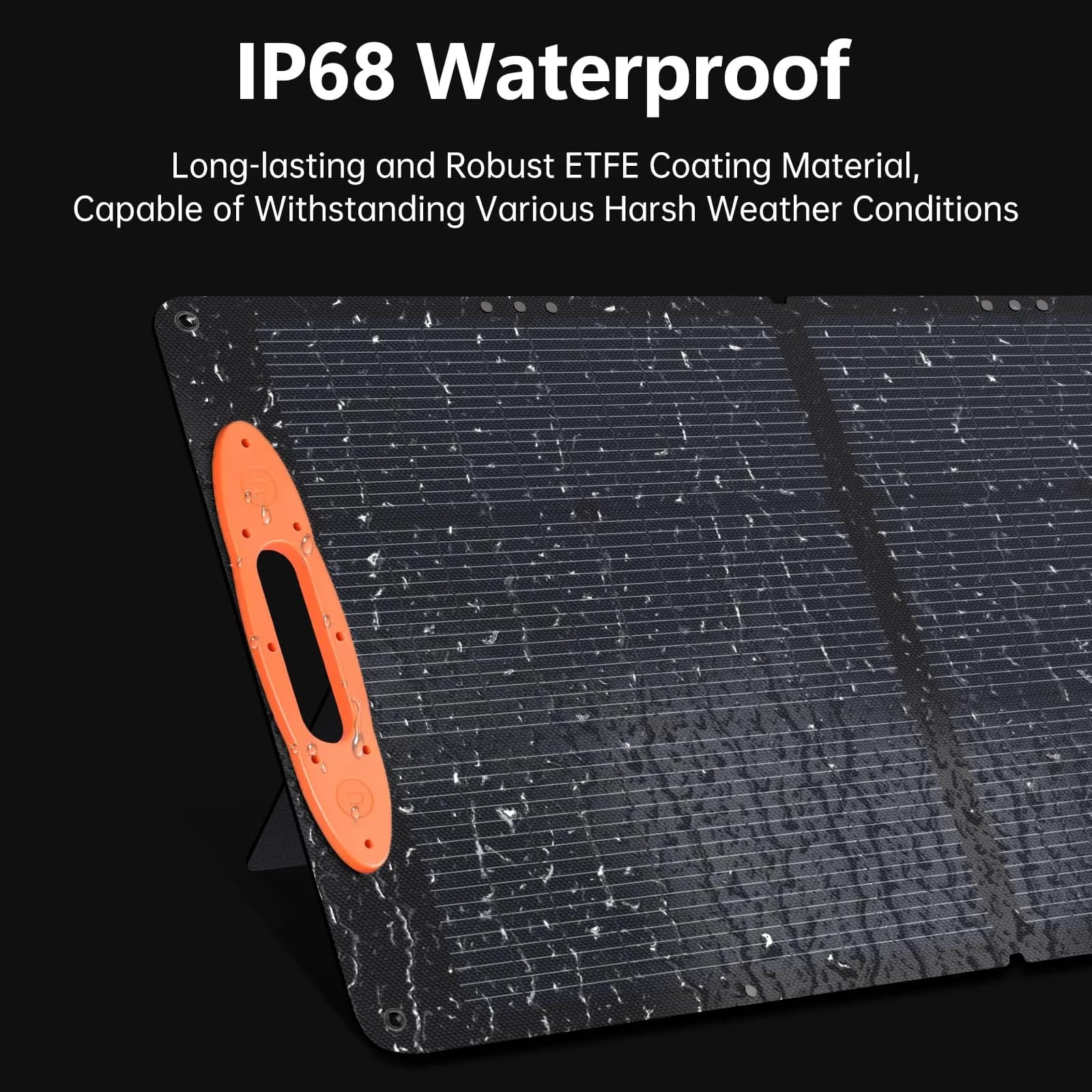 SOKIOVOLA N-Type 16BB 100W Portable Solar Panel 18V Mono ETFE Foldable Solar Panel | 25% High Efficiency IP68 Waterproof for Camping Outdoor RV Blackout - view 6